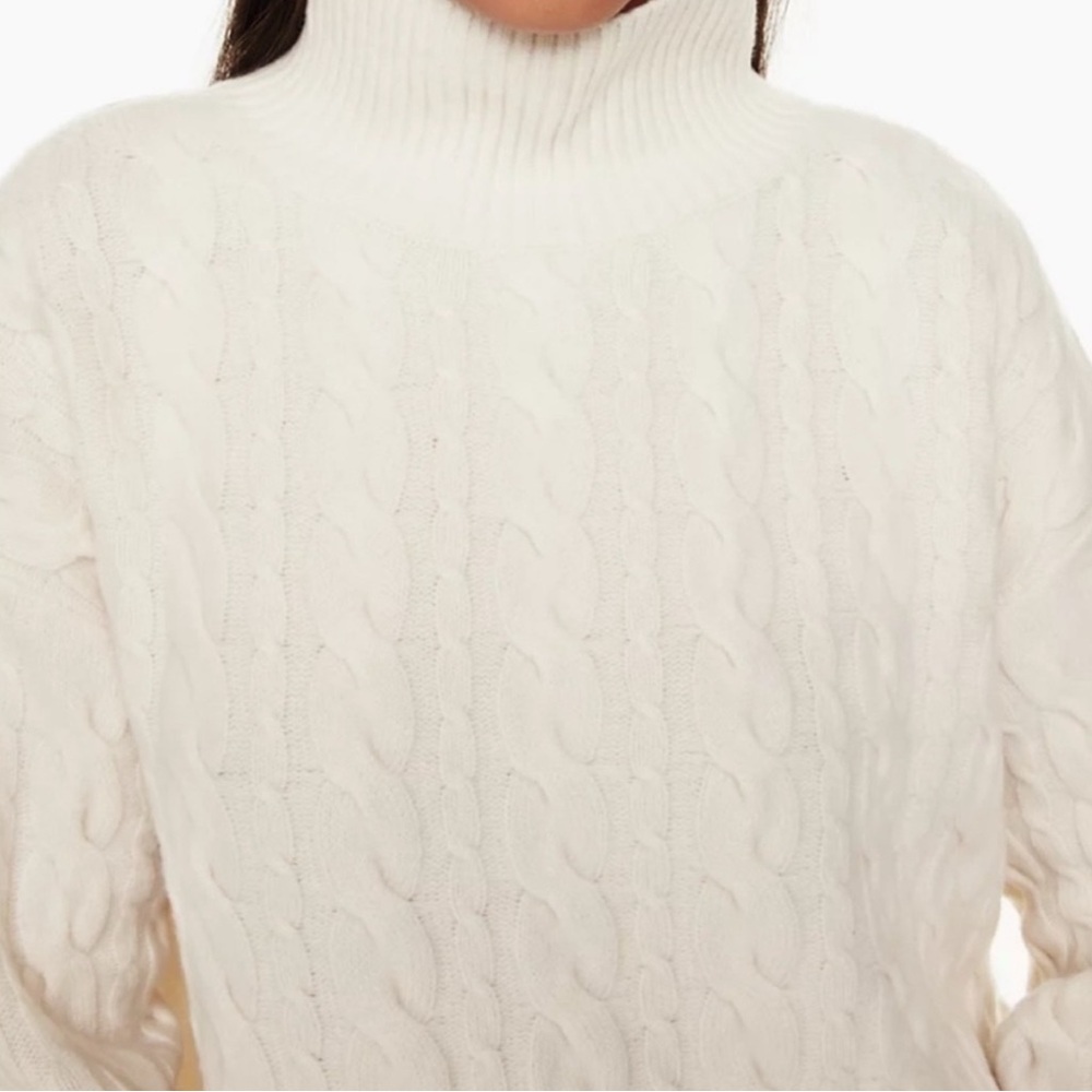 Babaton Stargaze Cable Knit Turtleneck Sweater - Picture 6 of 9